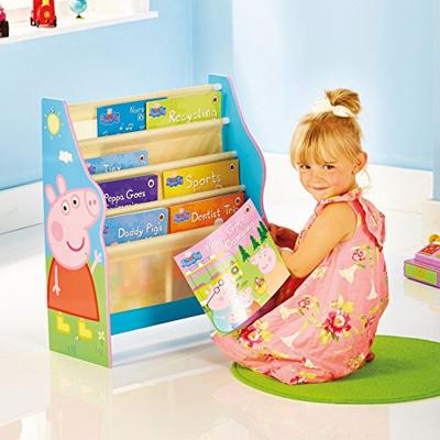Worlds Apart 470PEL kinderboekenkast Multi kleuren Boekenkast met draagdoeken 4 schappen Worlds Apart 470PEL kinderboekenkast Multi kleuren Boekenkast met draagdoeken 4 schappen
