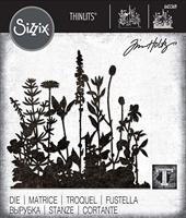 Sizzix • tim holtz thinlits die flower field - thumbnail