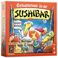 999 Games Geharrewar in de Sushibar Dobbelspel - thumbnail