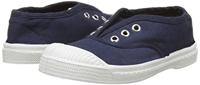 Katoenen tennisschoenen voor kinderen met vetersluiting Elly BENSIMON® marineblauw - thumbnail