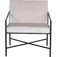 Nohr Fauteuil 'Sidra' Velvet, kleur Beige - thumbnail