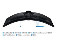 Samsung 49 Inch Odyssey G9 G91F DQHD 144Hz Gaming Monitor Zwart - thumbnail