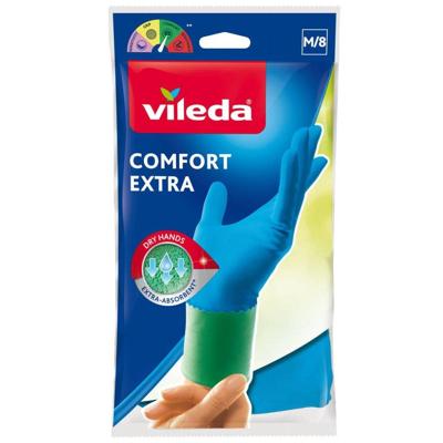 Vileda Handschoenen Comfort Extra M 1pr Vileda Handschoenen Comfort Extra M 1pr