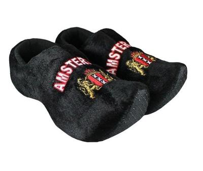 Klomppantoffels Amsterdam Zwart