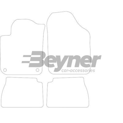 Velours Automatten passend voor Kia Picanto 2004-2010 4-delig HL1345404