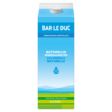 Water Bar-le-Duc koolzuurvrij 2 liter