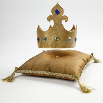 Creativ Company Kronen, h: 10-16,5 cm, l: 60 cm, 230 gr, wit, 5 stuk/ 1 doos - thumbnail