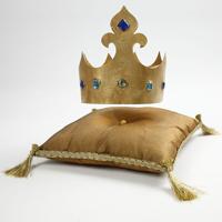 Creativ Company Kronen, h: 10-16,5 cm, l: 60 cm, 230 gr, wit, 5 stuk/ 1 doos - thumbnail