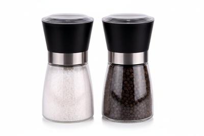 Cookinglife Peper- of Zoutmolen Glas Zwart 175 ml