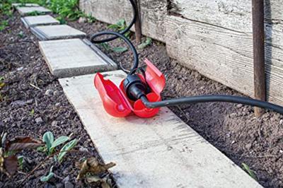 Rubber verlengsnoer H05RR-F 3 x 1,5mm zwart 15 meter IP44