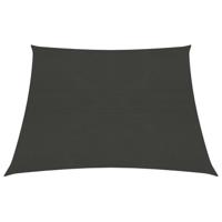 VidaXL Zonnezeil 160 g/m² 4/5x4 m hdpe antracietkleurig - thumbnail