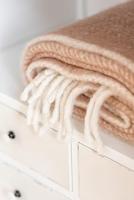 J-Line Plaid Acryl Wol Roze Wit - thumbnail