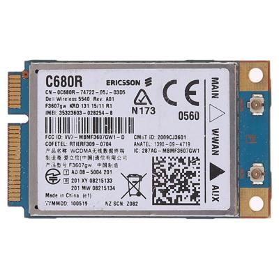 Draadloze netwerkkaart voor Dell C680R WWAN UMTS Wireless 5540 dw5540 Ericsson F3607GW