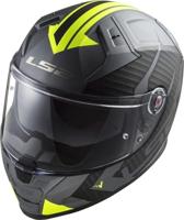 LS2 integraalhelm "ff811 vector ii splitter" helmet ff811 vect. ii spl. xxl tit./yellow - thumbnail