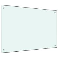 VidaXL Spatscherm keuken 90x60 cm gehard glas wit - thumbnail