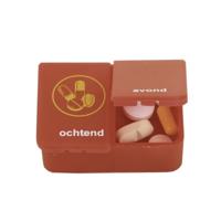 Able2 pillendoos 1 dag 2 vaks Rood - thumbnail