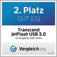Transcend JetFlash® 710S USB-stick 64 GB Zilver TS64GJF710S USB-A 3.2 Gen 1 - thumbnail