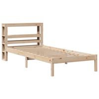 Bedframe zonder matras massief grenenhout 140x200 cm - thumbnail