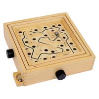 Small Foot - houten labyrinth knikkerspel - thumbnail