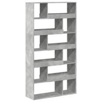 Kamerscherm 100x33x187,5 cm bewerkt hout betongrijs - thumbnail