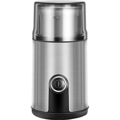 Krachtige Koffiemolen 200W - RVS Design Zwart/Zilver