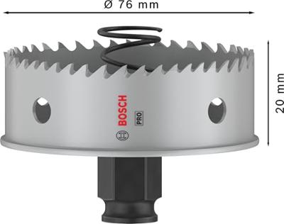 Bosch Accessories 2608594465 2608594465 Gatenzaag 76 mm 1 stuk(s)