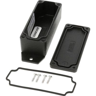 Hammond Electronics 1550Z102FBK Universele behuizing 90 x 36 x 30 Aluminium spuitgietwerk Zwart 1 stuk(s)