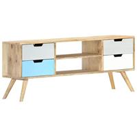 Tv-meubel 110x35x48 cm massief mangohout - thumbnail