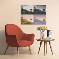 Ravensburger Legpuzzel stemmingsvolle bomen en bergen, 2000st. - thumbnail