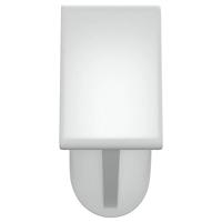 VidaXL Gordijnrails 2 st 90-130 cm aluminium wit en zilverkleurig - thumbnail