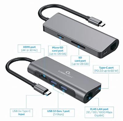 Cablexpert Gmb Usb-c Multi-poort 5-in-1