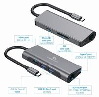 Cablexpert Gmb Usb-c Multi-poort 5-in-1 - thumbnail