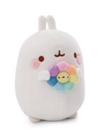 Molang Molang knuffel met bloem - 48 cm - thumbnail