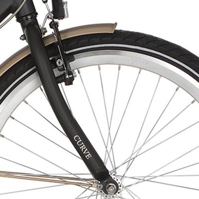 Alpina voorvork 26 curve diamond black matt