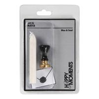 Creativ Company Zegel set, d 17 mm, parelmoer, 1 set - thumbnail