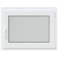 Kelderraam "RISOR" 80x70 cm draai-kiep DIN rechts antraciet - thumbnail