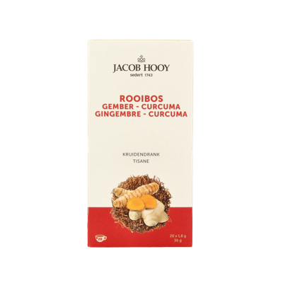 Jacob Hooy Rooibos Gember Curcuma Kruidendrank