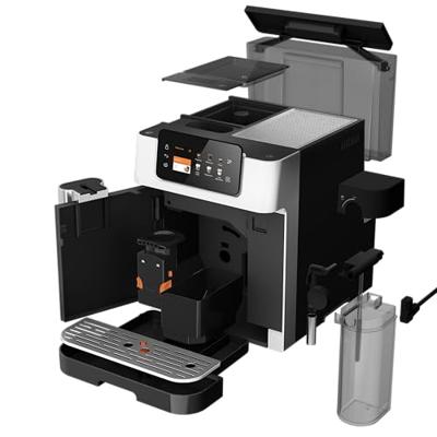 Koffiezetapparaat met molen - BEKO - CEG7348X - 1350 W - 250g bonen - Zwart / Zilver