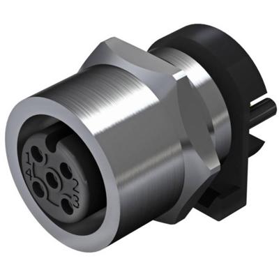 Weidmüller 2422940000 Sensor/actuator inbouwconnector M12 Aantal polen (sensoren): 4 Bus, inbouw verticaal 10 stuk(s)