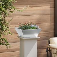 Tuin Kom Plantenbak 5 pcs Zilver 40 x 40 x 15 cm - thumbnail