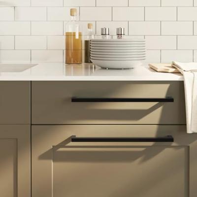 VidaXL Handvatten 10 st 320 mm roestvrij staal zwart VidaXL Handvatten 10 st 320 mm roestvrij staal zwart