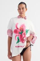 Stieglitz Kaella Oversized T-shirt | Off white - thumbnail