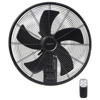 Sygonix SY-6661434 Wandventilator 50 W (Ø x h) 45 cm x 45.5 cm Zwart Met afstandsbediening, Oscillerend, Timer, Zwenkbaar - thumbnail