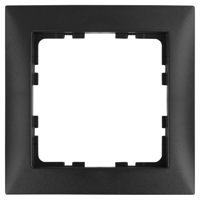 Berker S1 Afdekraam | 1-voudig | Antraciet - 66.046.21 - thumbnail