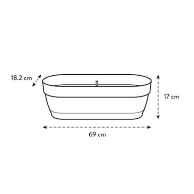 Elho Vibia campaba trough 70 terra Elho Vibia campaba trough 70 terra