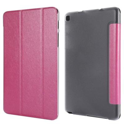 Zijde textuur horizontale Flip lederen draagtas met drie-opvouwbare houder voor Galaxy tab P200 (magenta) Zijde textuur horizontale Flip lederen draagtas met drie-opvouwbare houder voor Galaxy tab P200 (magenta)