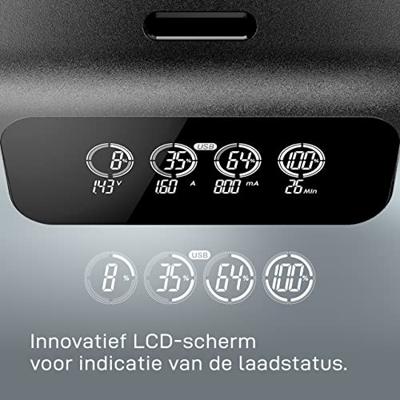 Varta LCD Smart Charger+ incl. 4 accu's 2100 mAh AA - thumbnail