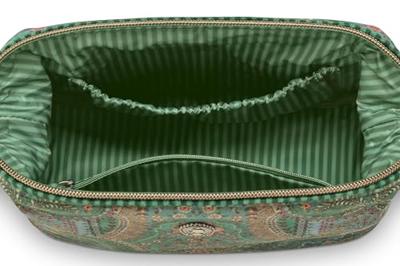 Pip Studio Pip Studio Cooper Cosmetic Purse Extra Large Jabali Green 30x13.8x20.7cm