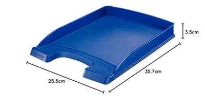 Leitz brievenbakje Plus 5237 Slim blauw