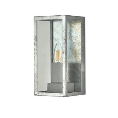 Searchlight Antiek zilveren buitenlampBox II - 90151SI